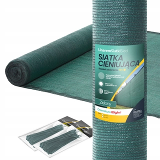 Pletivo, sieť - Tieniaca sieť Linarem SiatkiSieci 1,2 m x 50 m zelená